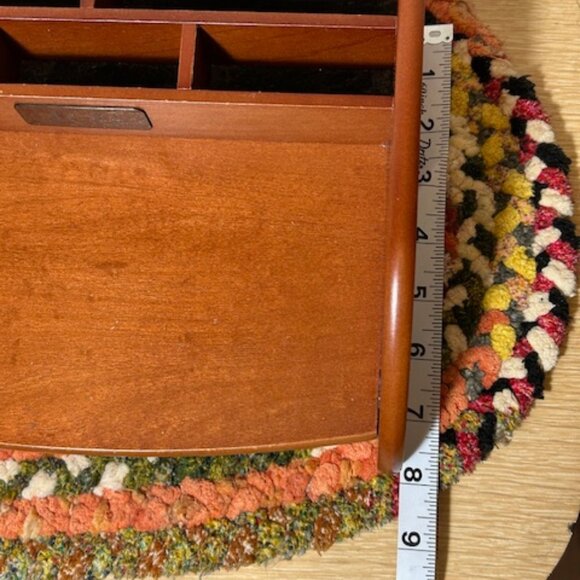 Mid-Century Jack Daniel's Wooden Dresser Top Organizer - Picture 5 of 15